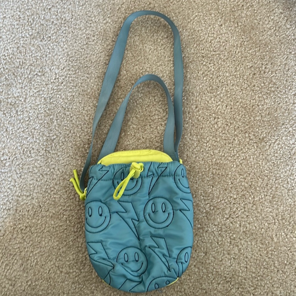 Lime Green Blue Girls Crossbody